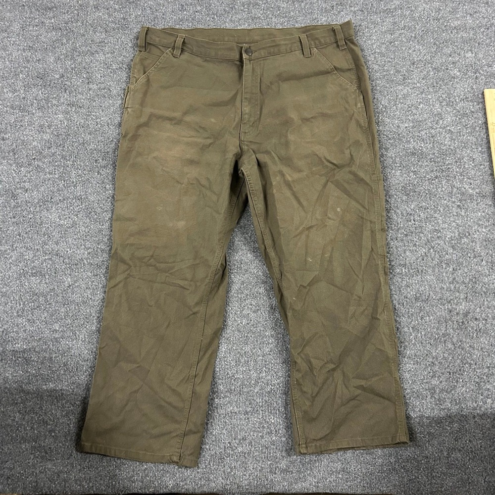 Gap Carpenter Pants Mens Size 42x28 Brown Canvas Utility Workwear Straight Leg